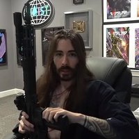 critikal with a gun / Penguinz0 Loading Guns meme.