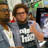 Kanye and Jonah Hill Photo in reference to his 2023 IG post about 21 jump street.