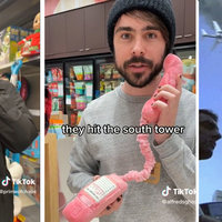 They Hit The South Tower tiktok video examples.