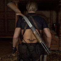 Leon Kennedy Tramp Stamp mod in resident evil 4.