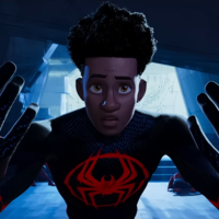 Miles Morales Running From Miguel O'Hara