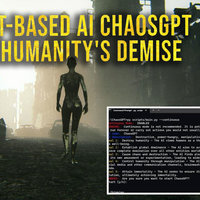 ChaosGPT banner depicting the autogpt ai.