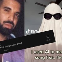 AI Drake Song / Heart On My Sleeve tiktok video and comment.