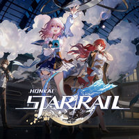 Honkai Star Rail Honkai Star Rail video game title and promo artwork.