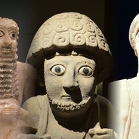 Bronze Age Shitposting / Iltam Sumra Rashupti Elatim three bronze age sumerian statues
