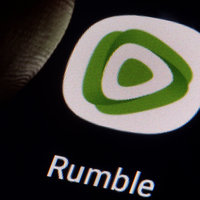 Rumble video platform logo for app.