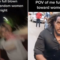 Two sprinting at women memes