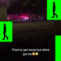 He Was Running From A Cop Car He Was Running From A Cop Car meme original video