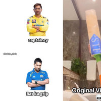 two Bat Ka Grip Nikalke / Sachin Tendulkar Saying "Ae Vedya" memes