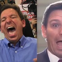Ron DeSantis' Face Ron DeSantis, mouth open
