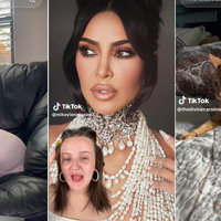 Mikayla Nogueira Saying 'Kim Kardashian' Mikayla Nogueira Saying 'Kim Kardashian'