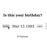 birthday bad ui design example.