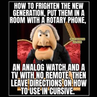 How to Frighten the New Generation