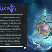 The LCS statement about the 2023 league of legends strike.
