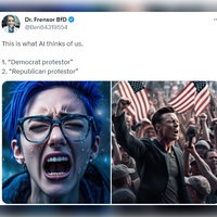 Democrat Protestor AI vs. Republican Protestor AI