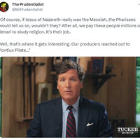 Tucker Carlson "Of Course, It's Their Job" / "That's Where It Gets Interesting" Image of Tucker Carlson meme using the phrase
