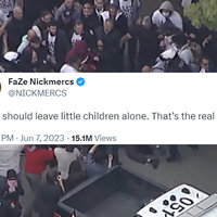 Nickmercs Homophobic Tweet / Call Of Duty Skin Removal Controversy depicting a screenshot of faze clans nickmercs.