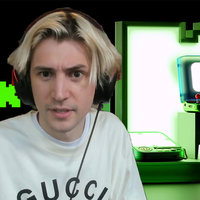 xQc Kick Deal depicting the streaming platform logo behind a photo of the streamer.