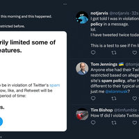 Twitter Suspending Spam Accounts controversy 2023.