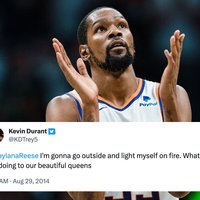 What Are We Doing to Our Beautiful Queens? What Are We Doing to Our Beautiful Queens meme and tweet depicting kevin durant and his tweet.