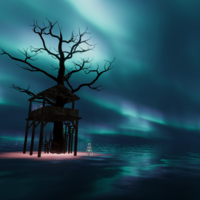 Treehouse in the Shade