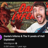 An example of a youtube video thumbnail modified by mrbeast youtube extension.