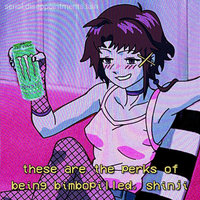 These Are The Perks Of Being Bimbopilled Shinji meme.