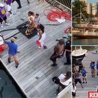 Montgomery Alabama Riverboat Fight viral video.