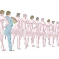 Flower Cuck In A Line Flower Cuck In A Line meme format depicting a drawing of a line of naked men with one holding flowers wearing a suit.