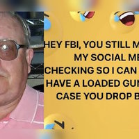 Craig robinson next to his facebook schizopost,