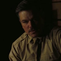 Are You Saying That There's a Chance That When We Push That Button meme depicting matt damon as leslie groves from oppenheimer.