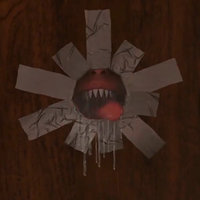 Mileena Glory Hole / High Risk High Reward Hole Animation depicting Mileena from Mortal Kombat sticking her mouth against a hole in a wall.