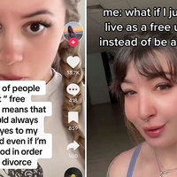 Examples of people referencing the free use kink on tiktok.
