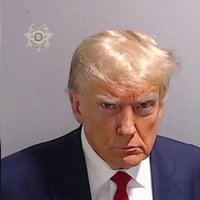 The photo of the donald trump mugshot.