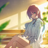 Colors Gender Swap depicting a still frame of a pink-haired girl from the anime short film "colors."