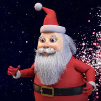 Santa Running to Earth meme