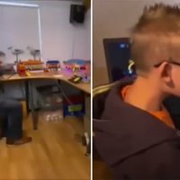 Screenshots from the viral video and Okay Let's Go meme.