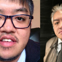 Two photos of Ian Miles Cheong.