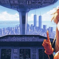 Bing AI Characters Doing 9/11 An image depicting Shinji and Asuka doing 9/11 created with the bing ai image creator.