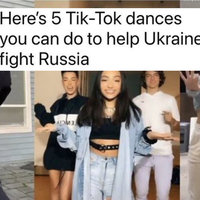 Here's 5 TikTok Dances You Can Do to Help meme example.