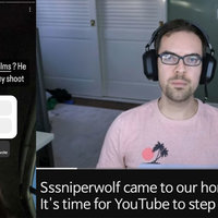 SSSniperwolf Doxxing Jacksfilms Controversy depicting screenshots of her showing up to his house and his response video.