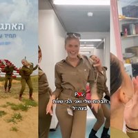 IDF soldiers dancing on TikTok, from various social media accounts.