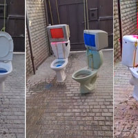 Toilet Swinging / Smashing ASMR (TikTok)