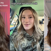 Now That We Don't Talk TikTok Trend examples.