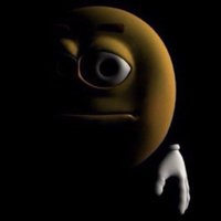 Yellow Emoji In Darkness meme format.