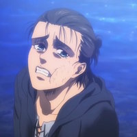 Eren Crying / Eren's Confession Eren Crying / Eren's Confession leaked frame from the Attack on Titan anime.