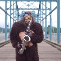 Bigfoot "Saxsquatch" Plays Saxophone.