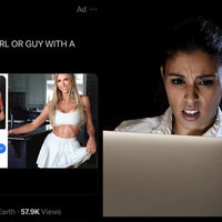 Nudify / Undress AI tweet and reaction example.