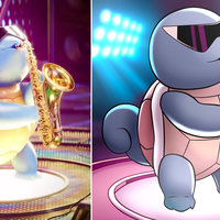 Squirtle Saxophone meme