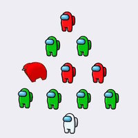 among us crewmate christmas tree